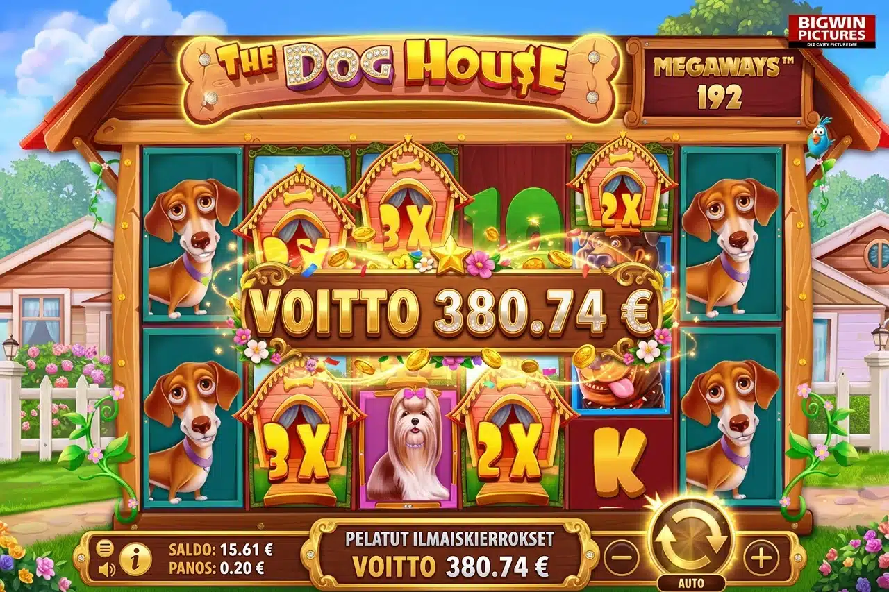 The Dog House Megaways – สล็อตหมาน้อยน่ารัก พร้อมระบบ Megaways