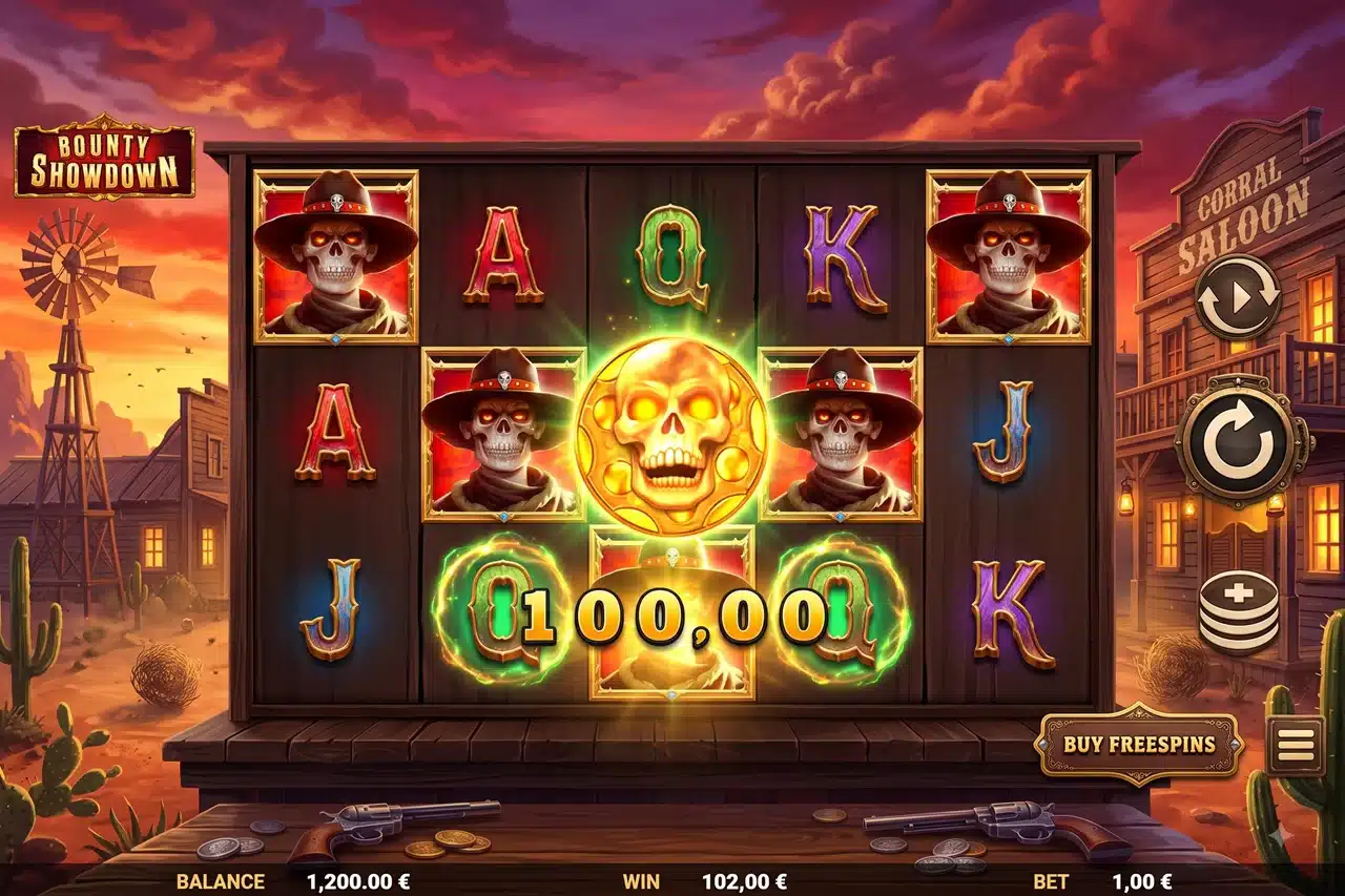 Wild Bounty Showdown - เกมสล็อตคาวบอยยอดนิยมพร้อมฟีเจอร์ฟรีสปินที่น่าสนใจ
